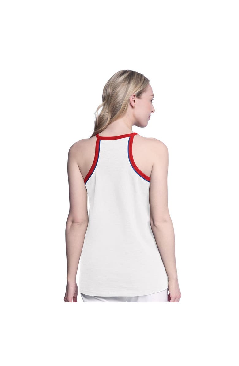 G-III 4HER BY CARL BANKS Women's G-III 4Her by Carl Banks White Philadelphia Phillies Curveball Tank Top, Alternate, color, White