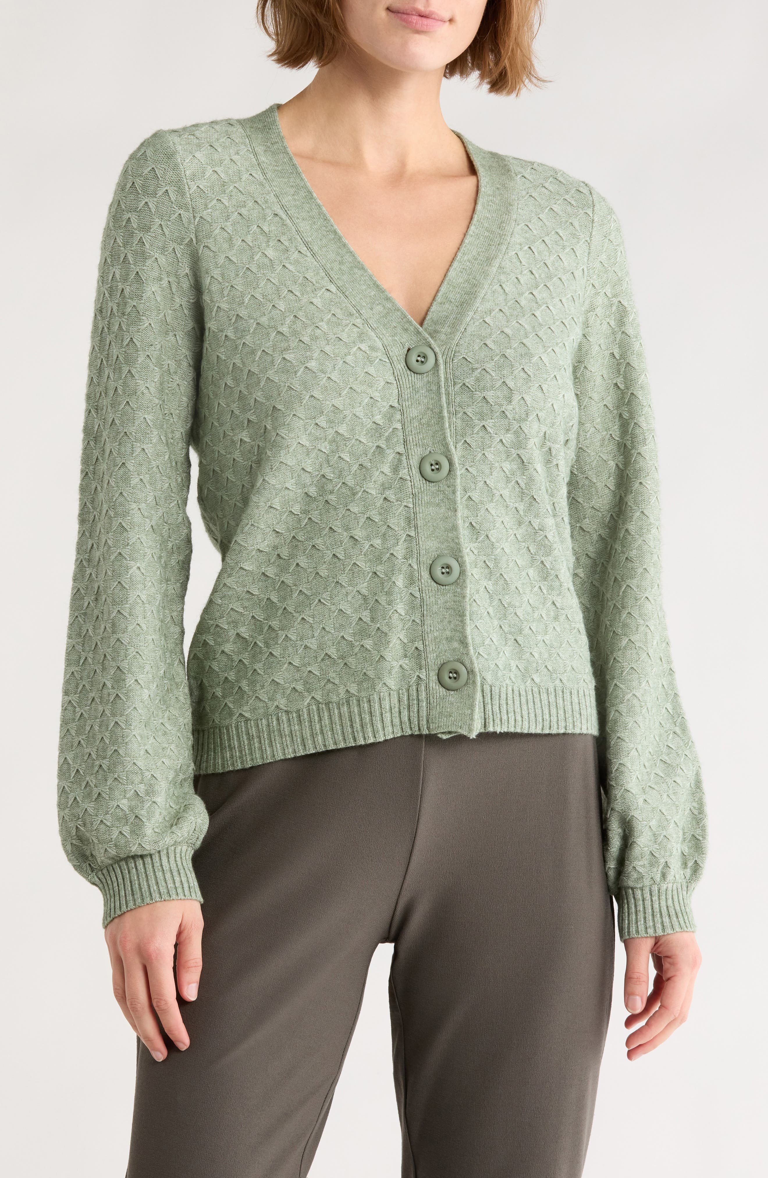 CYRUS Bow Cable Knit Cardigan