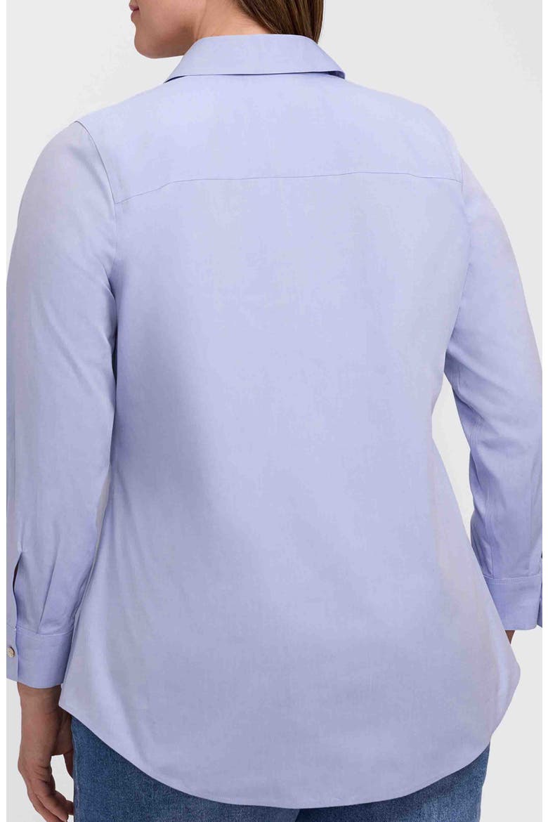 Cici Non-Iron Tunic Blouse, Alternate, color, BLUE WAVE