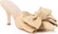 Loeffler Randall Margot Woven Raffia Bow Mule