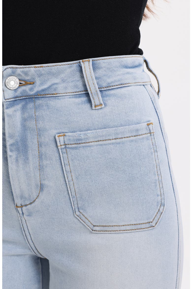 High Waist Wide Leg Jeans, Alternate, color, SAPPHIRE HUE