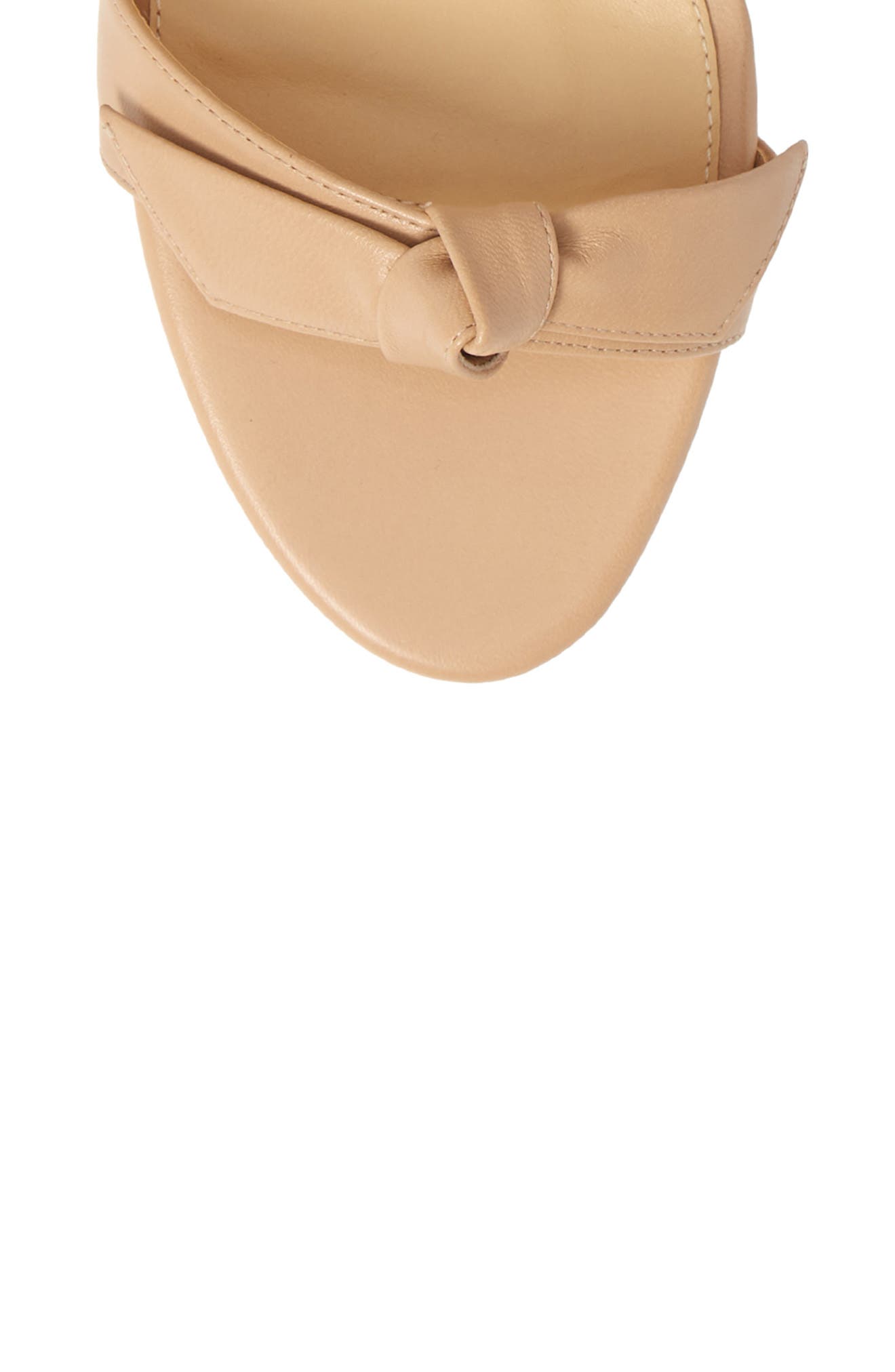 Alexandre Birman Clarita Knotted Sandal, Alternate, color, Nude Leather