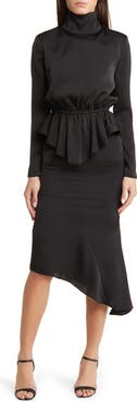 NIKKI LUND Roxy Long Sleeve Top & Asymmetric Hem Skirt