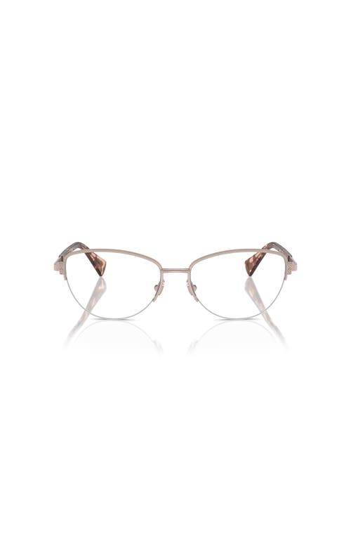 Ralph 56mm Cat Eye Optical Glasses In Gold