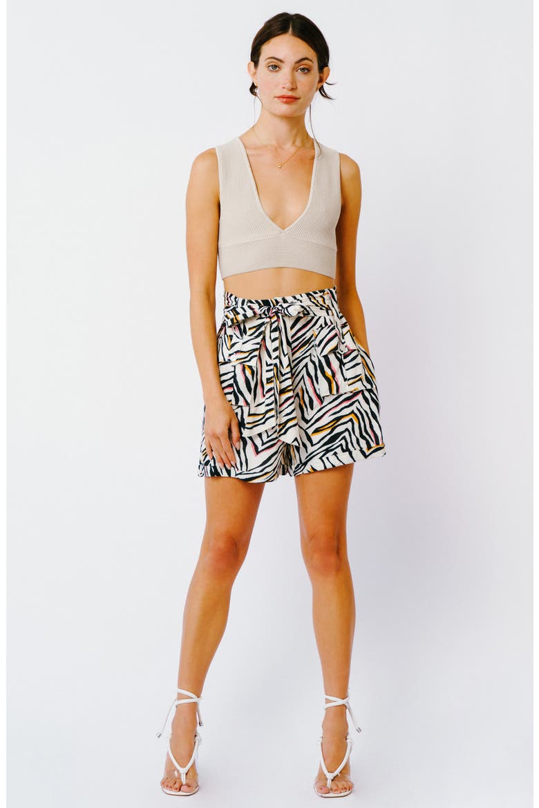 Rosalia Safari Shorts, Alternate, color, MULTI