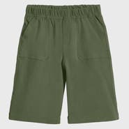 CITY THREADS Boys 100% Cotton UPF 50+ Soft 3-Pocket Jersey Shorts