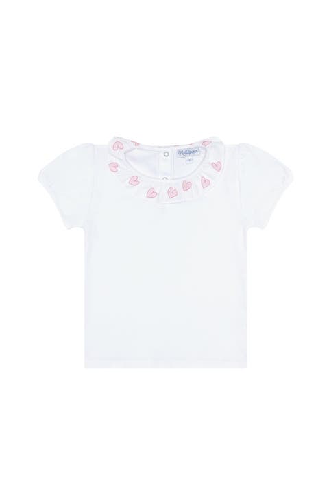 Pink Heart Print Tee - Toddler & Little Kid