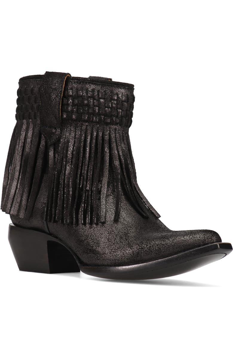 Frye Sacha Fringe Bootie, Main, color,