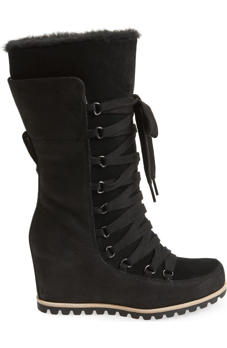 UGG<sup>®</sup> Mason Waterproof Wedge Boot, Alternate, color,