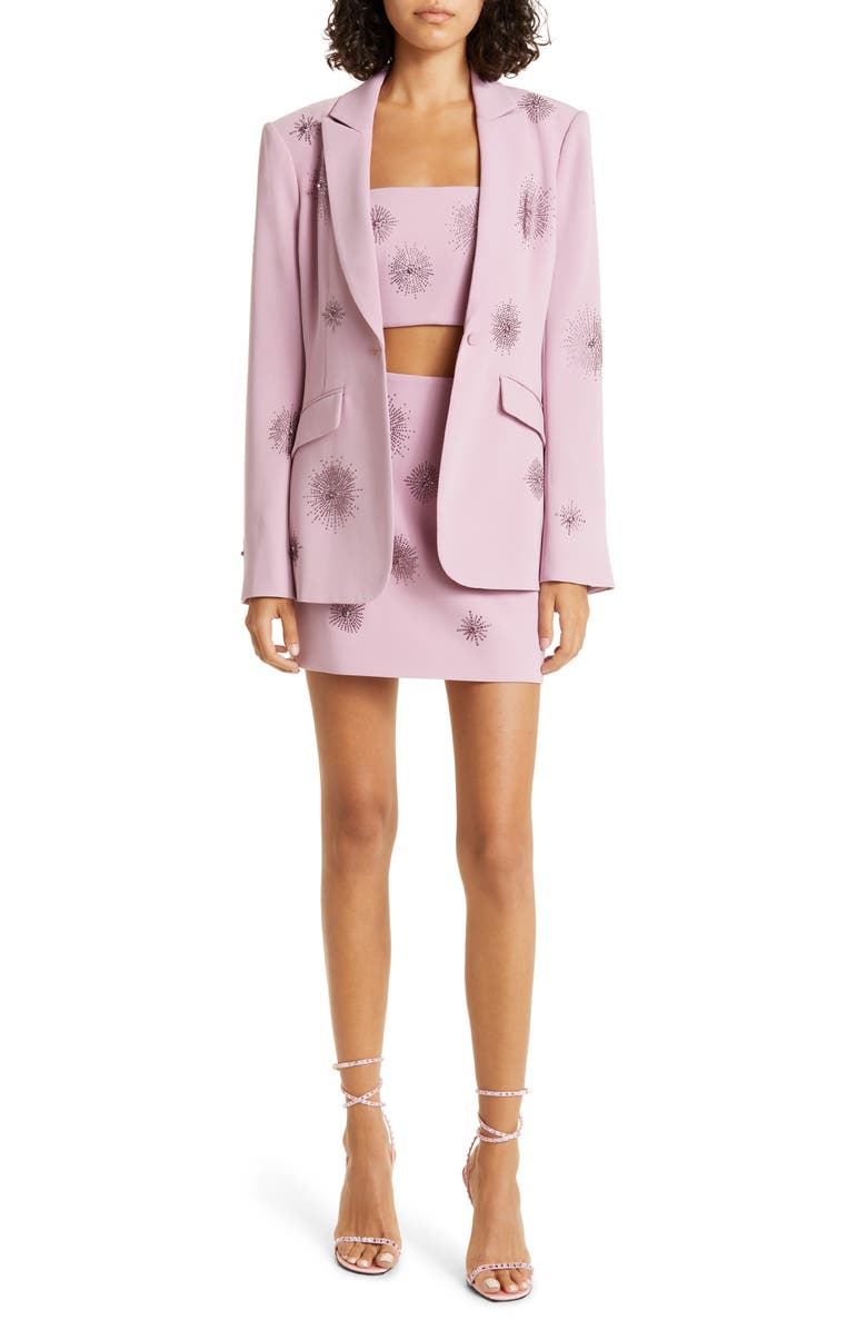 Cinq à Sept Beaded Starburst Blazer, Alternate, color, 