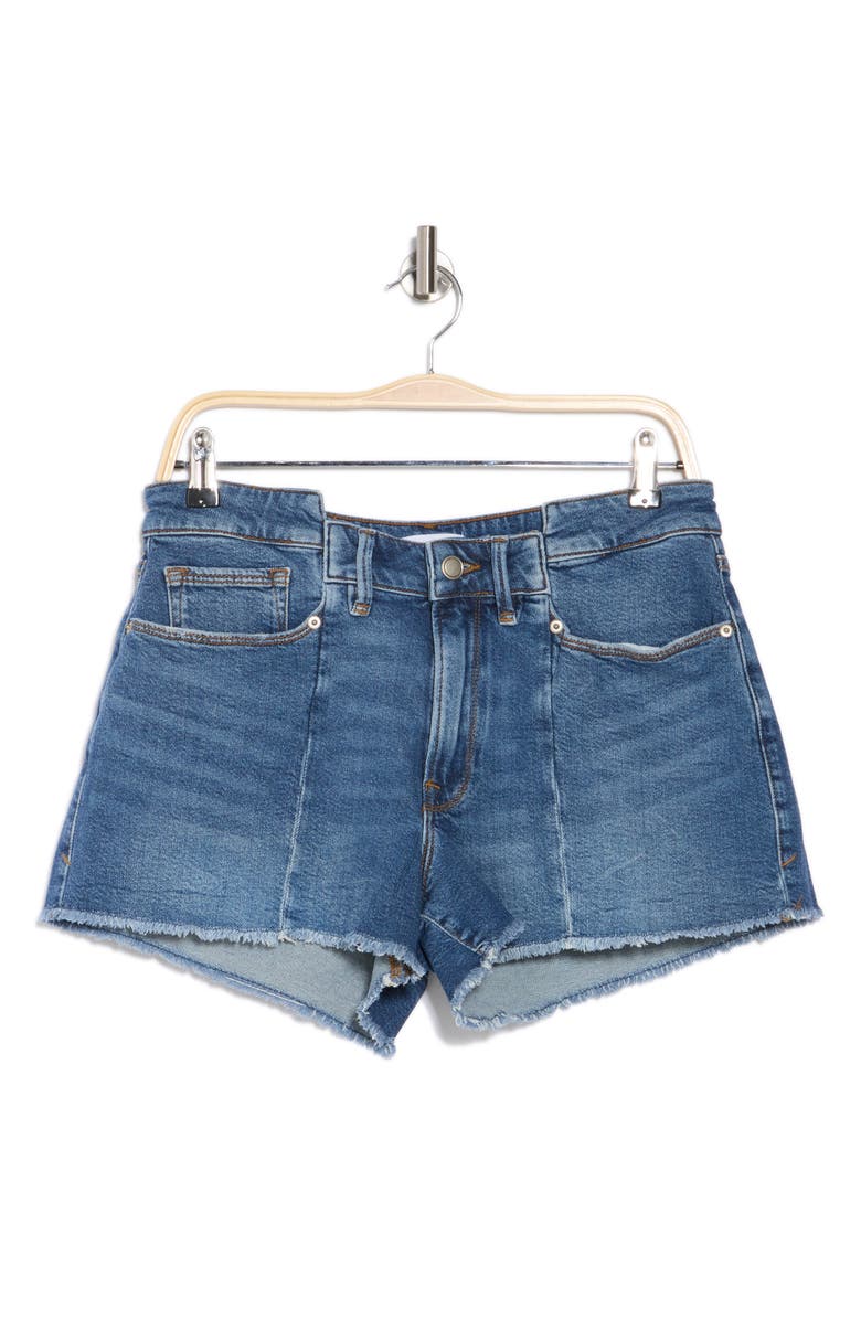Good American Good '90s Seamed Denim Shorts, Alternate, color, I671