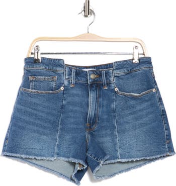 Good '90s Seamed Denim Shorts