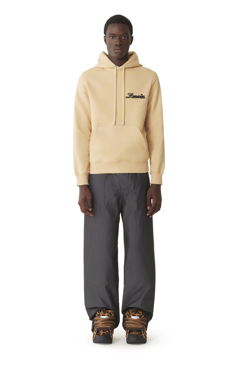 White Lanvin Ribbon Hoodie, Main, color, White