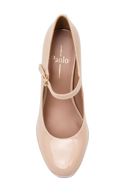 Linea Paolo Isadora Mary Jane Platform Pump In Blush Pink