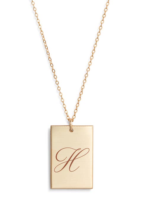 Stella Initial Pendant Necklace