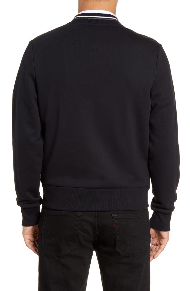 Fred Perry Fleece Track Jacket, Alternate, color, 