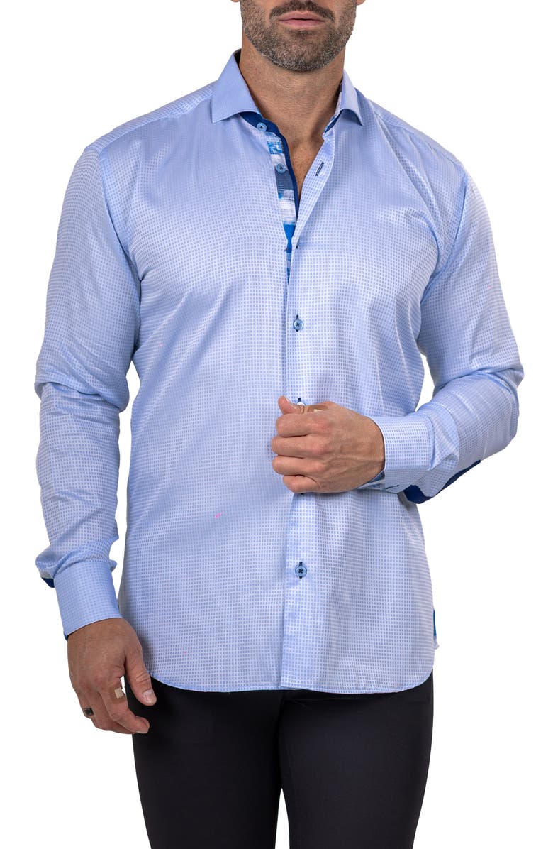Maceoo Eins Marthy Contemporary Fit Cotton Button-Up Shirt, Alternate, color, 