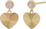 Bony Levy BL Icon Heart Drop Earrings