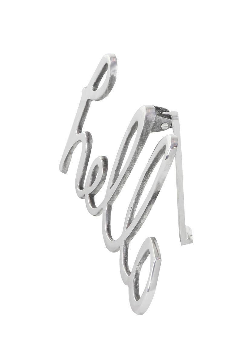 COSMO BY COSMOPOLITAN Large Metal Hello Decorative Sign - Set of 3, Alternate, color,