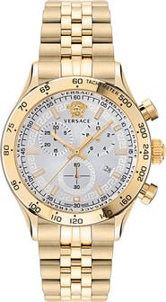 Versace Hellenyium Chronograph Bracelet Watch, 44mm