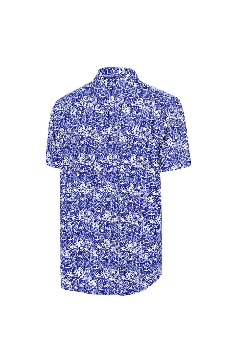 ANTIGUA Men's Antigua Royal New York Mets Resort Button-Up Shirt, Alternate, color, Royal