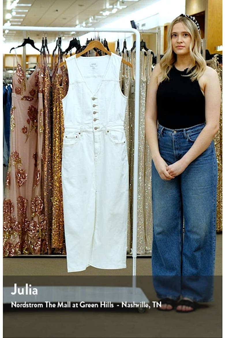 Alex Sleeveless Denim Midi Dress video
