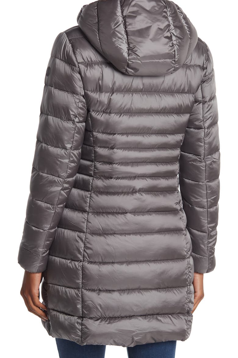 Iris Water Resistant Hooded Coat, Alternate, color, 15 MID GREY