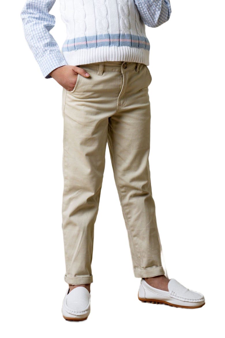 Kids' Organic Skinny Stretch Twill Chino Pant, Alternate, color, Light Khaki