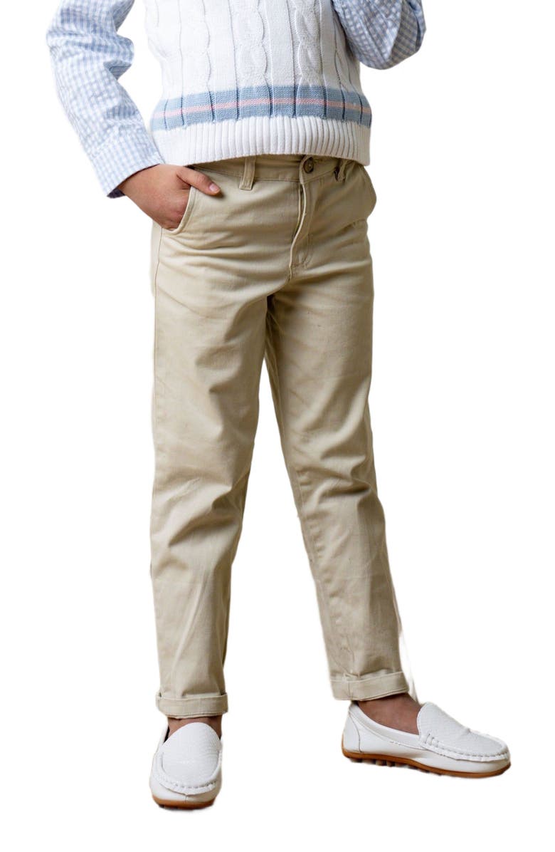 Hope 
Henry Kids
 Organic Skinny Stretch Twill Chino Pant, Alternate, color, Light Khaki