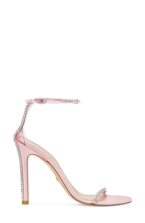 Stuart Weitzman Nudistglam 110 Sandal In Light Pink/cotton Ca