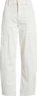 Frank & Eileen Bray Barrel Leg Cotton Twill Pants