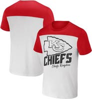 NFL X DARIUS RUCKER Men's NFL x Darius Rucker Collection by Fanatics Cream Kansas City Chiefs Colorblocked T-Shirt
