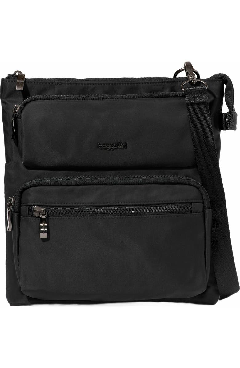 BAGGALLINI Nolita Crossbody Bag with RFID Wristlet, Alternate, color, Black Twill