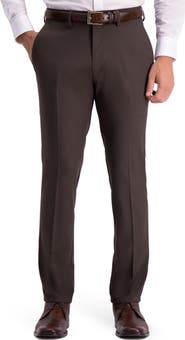 Kenneth Cole Reaction Shadow Check Slim Fit Dress Pants
