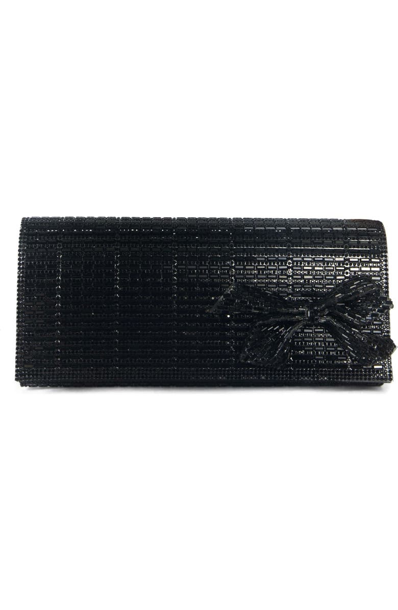 Lauren Lorraine Colleen Clutch, Alternate, color, Black