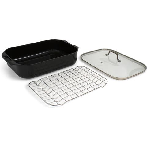 Roasting Pan with Lid and Roasting Rack