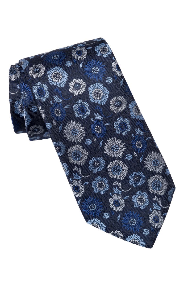 Elizabetta Pergola - Silk Jacquard Tie for Men, Main, color, Blue