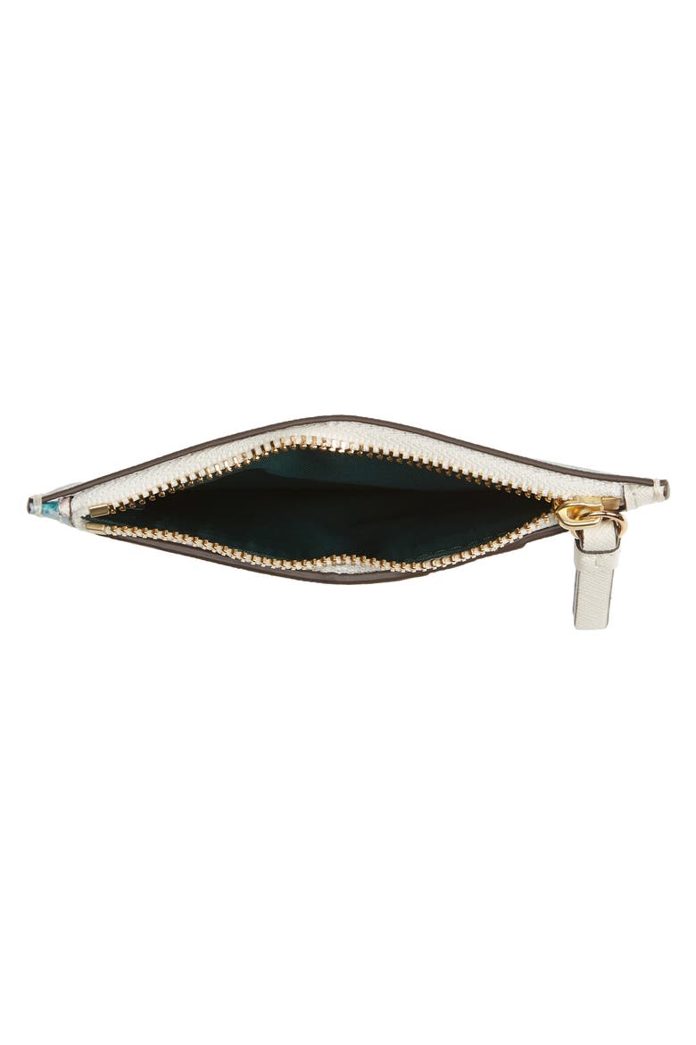 Robinson Slim Leather Card Case, Alternate, color, DESERT BLOOM PIGMENT