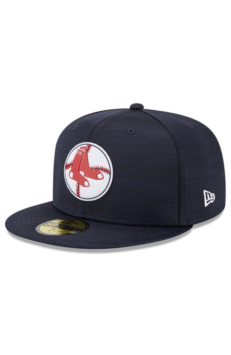 New Era Men's New Era  Navy Boston Red Sox 2023 Clubhouse 59FIFTY Fitted Hat, Main, color, 