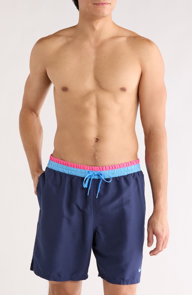 Nike Volley Swim Trunks, Main, color, Midnight Navy