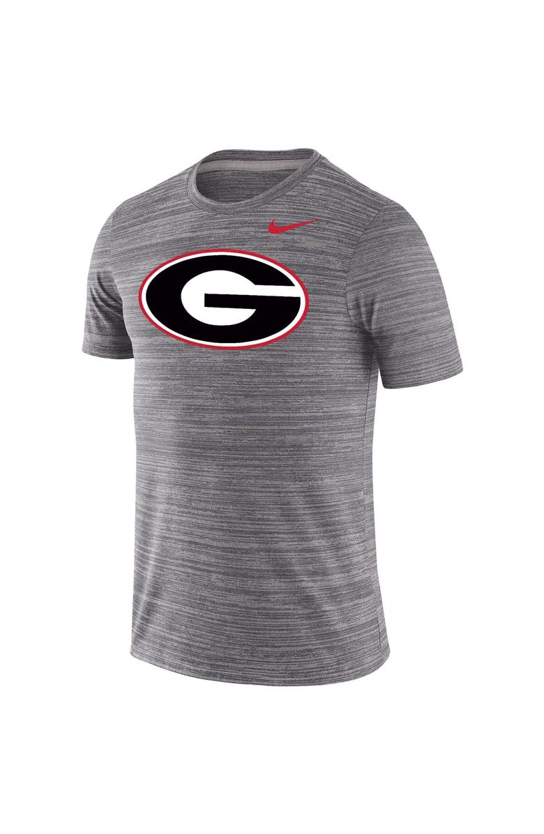 Nike Men's Nike Heathered Charcoal Georgia Bulldogs Big & Tall Velocity Performance T-Shirt, Alternate, color, 