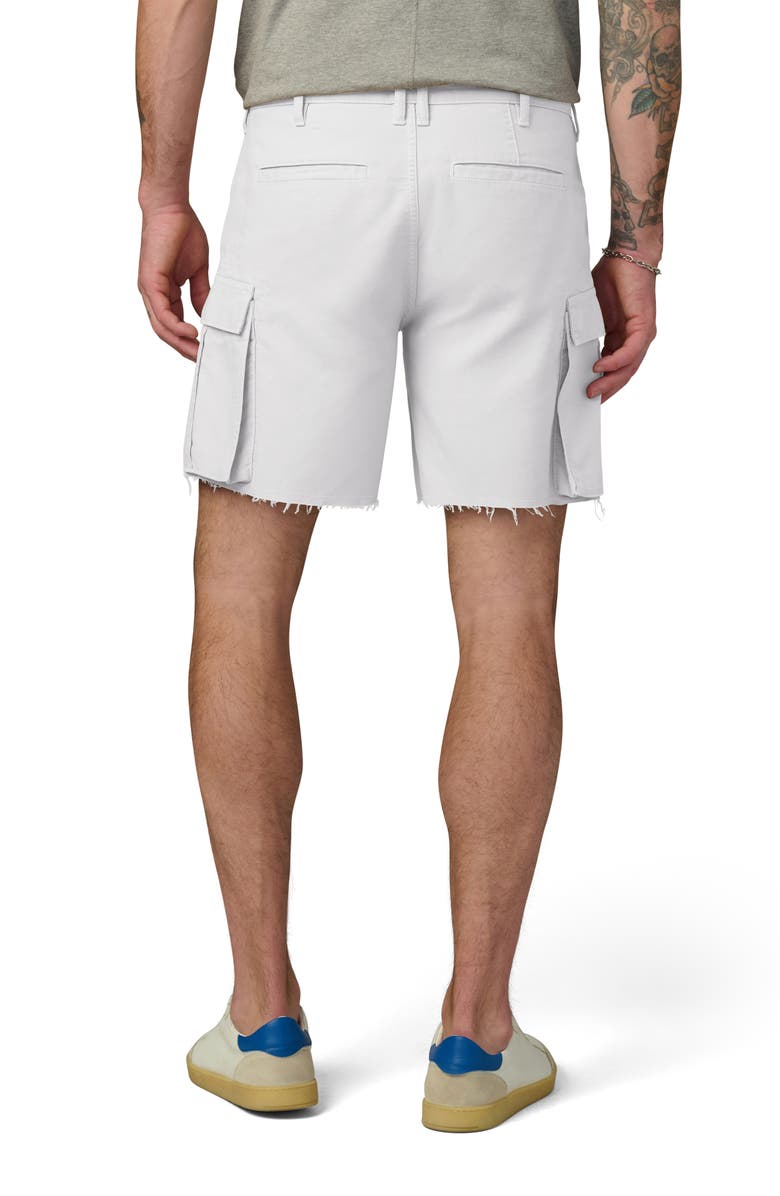 Joe's McArthur Raw Hem Cargo Shorts, Alternate, color, White