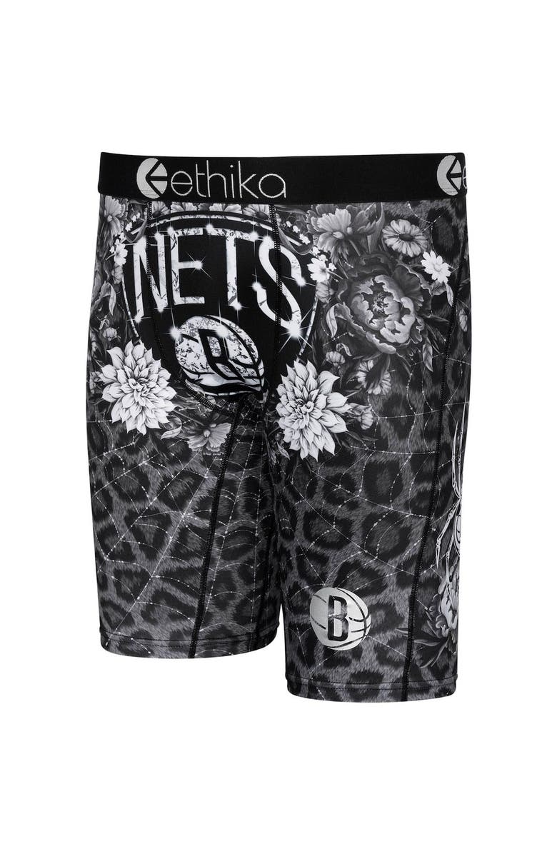 Ethika Men's Ethika Brooklyn Nets Fashion Bling Boxer Briefs, Alternate, color, 