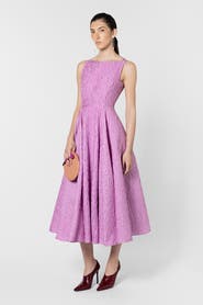 Roksanda Tera Cloque Textured Midi Dress