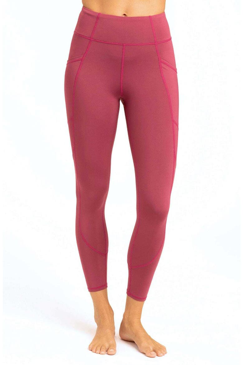 Rita High Waist Pocket Leggings, Main, color, NIGHTSHADE
