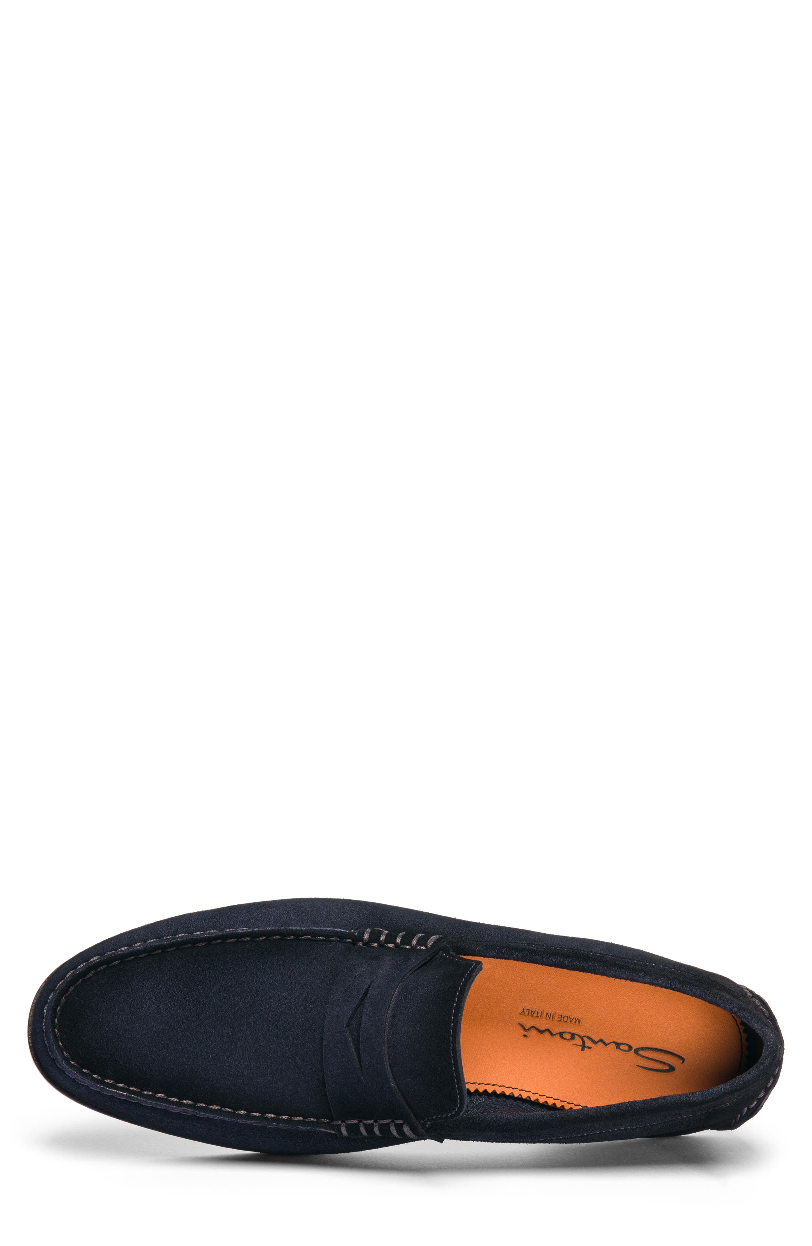 Santoni Ikangia Penny Loafer, Alternate, color, Blue