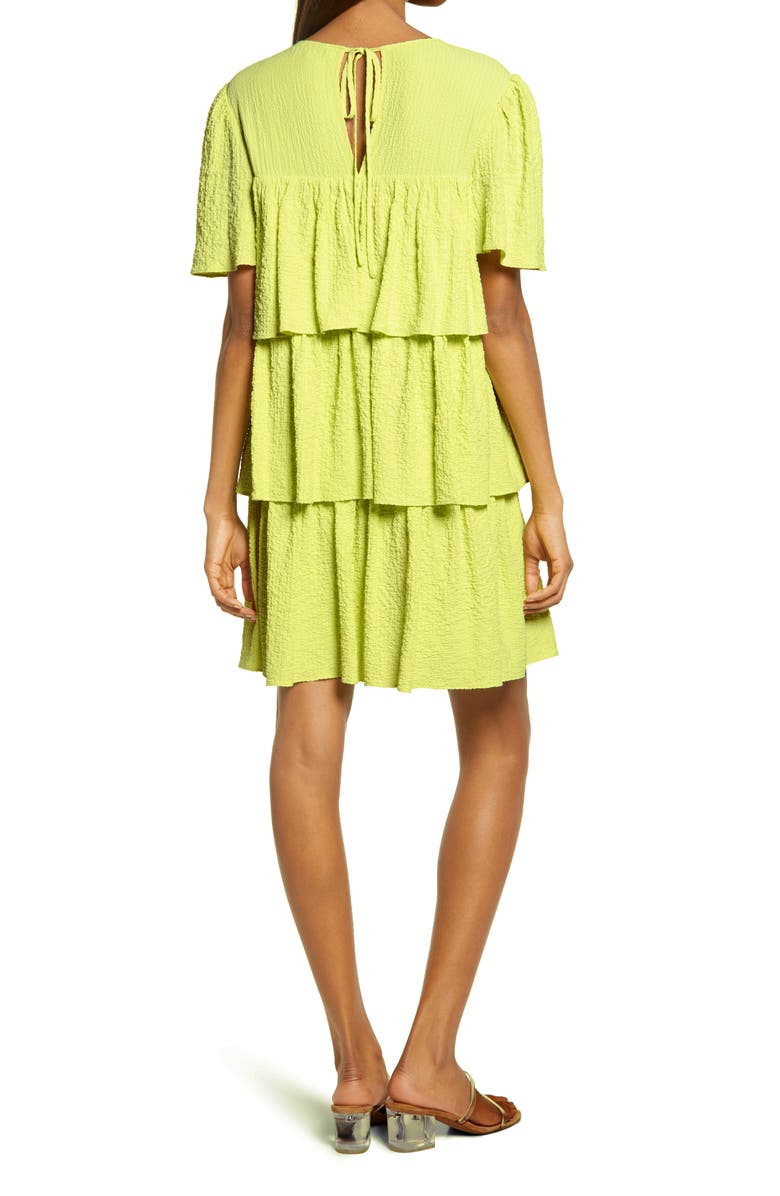 English Factory Tiered Dress, Alternate, color, 