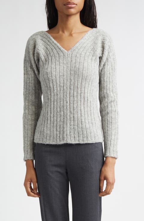 Vita Alpaca Blend Rib Sweater