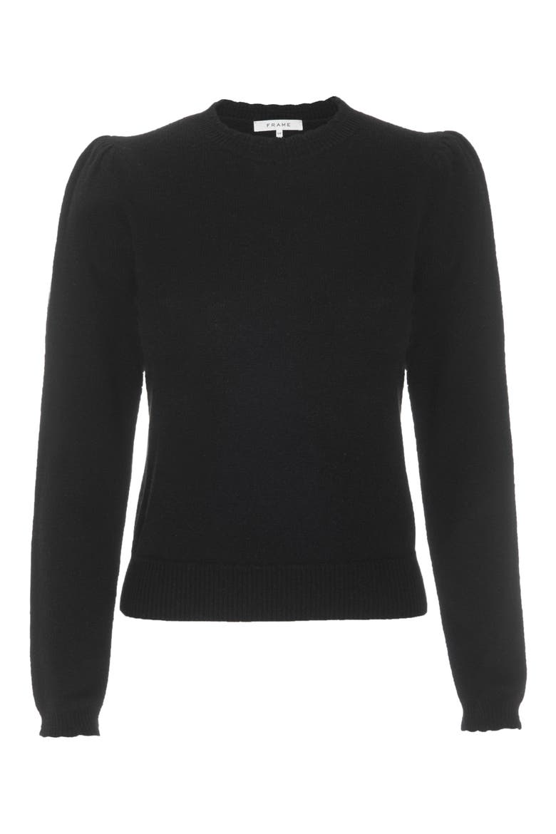 Madeline Cashmere Blend Sweater, Alternate, color, NOIR