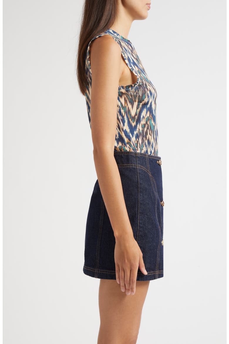 Ines Sleeveless Top, Alternate, color, RIVERSLATE